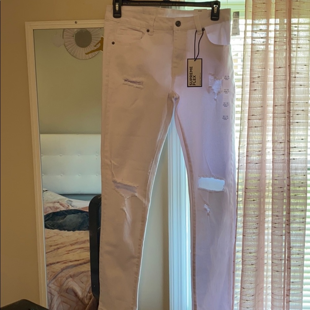 White jeans